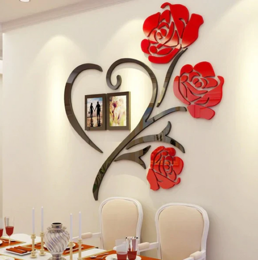 Rose Flower Wall Art